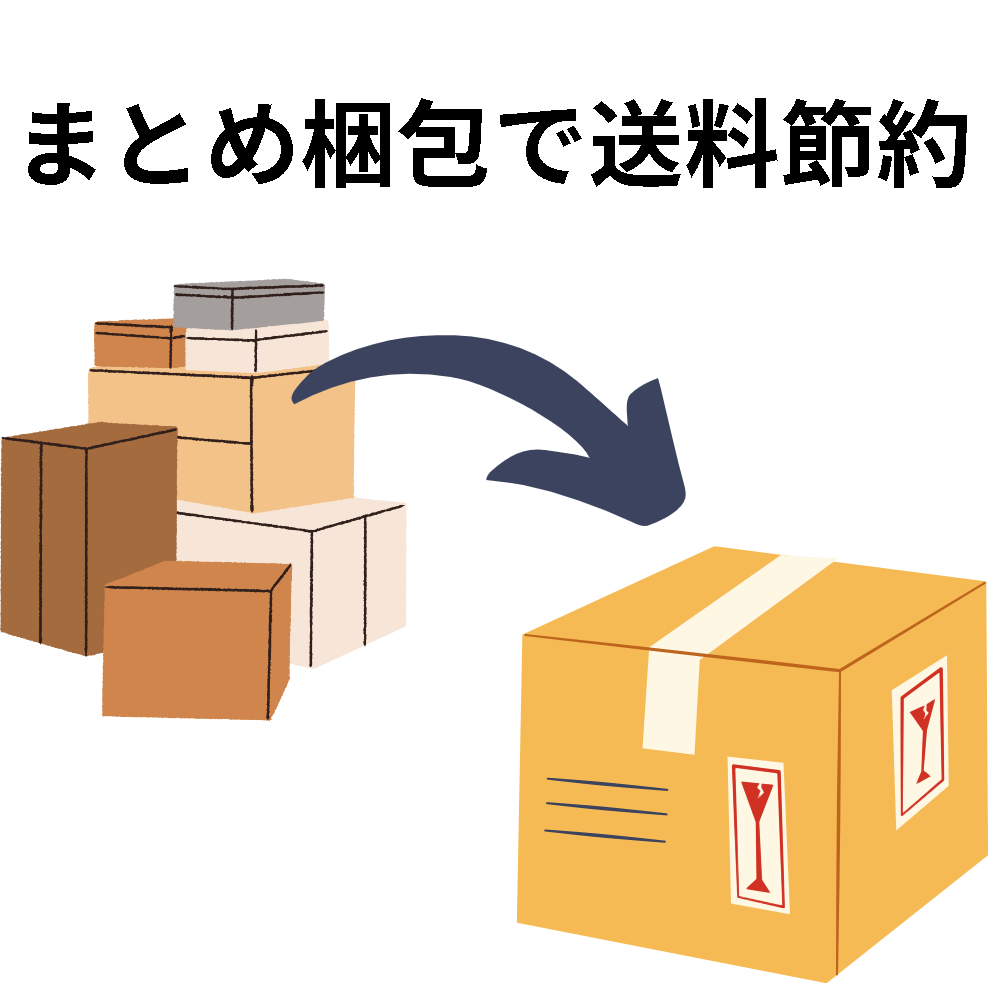 複数のebayセラーからの商品をまとめて日本へ発送し送料節約